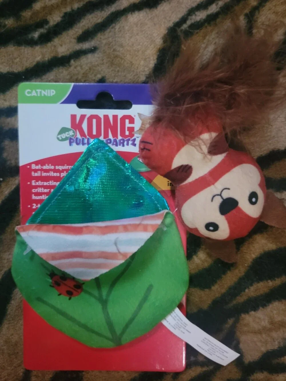 Kong Cat Tucks Pull A Parts w Catnip ea.